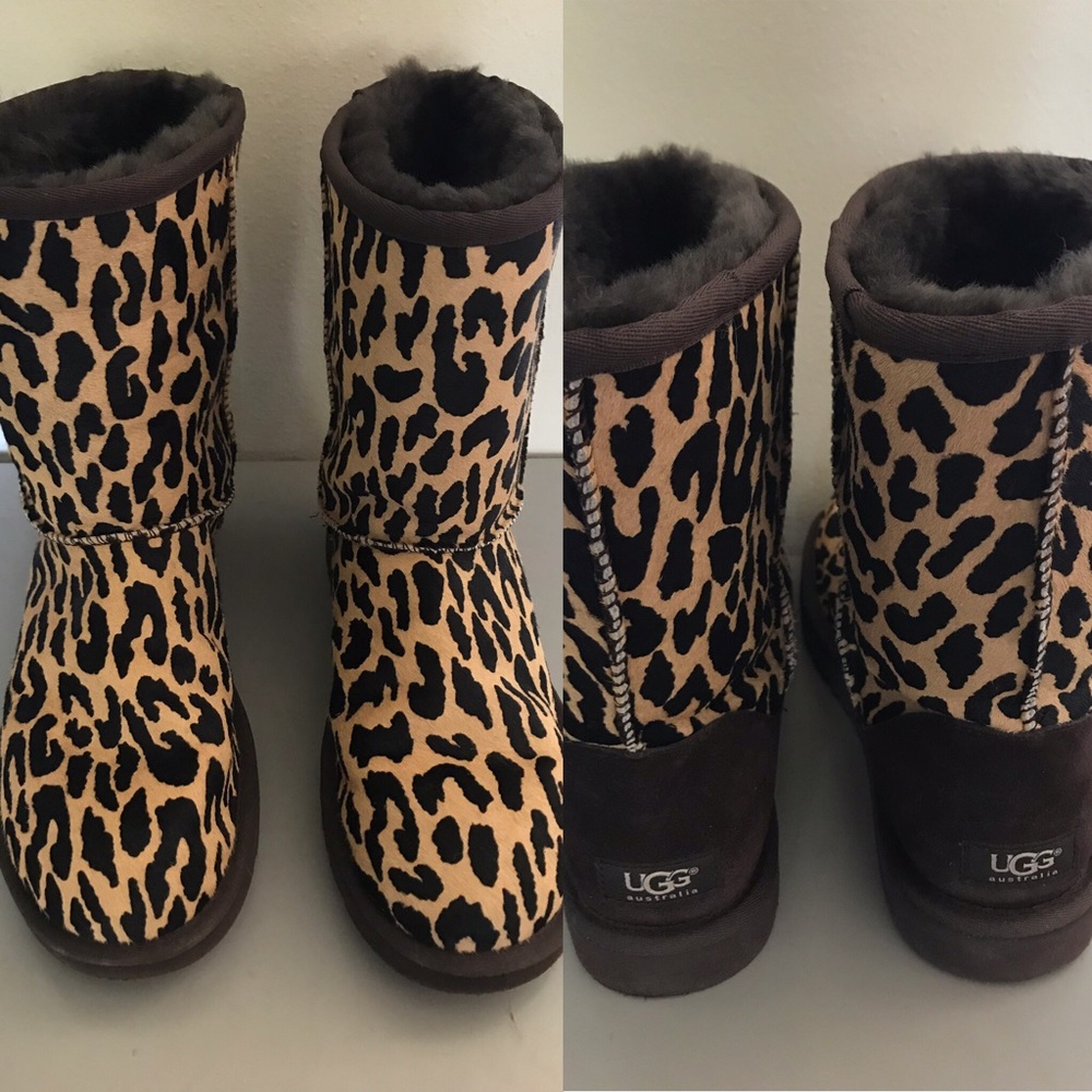 New Cheetah/Leopard Print Classic UGG Boots